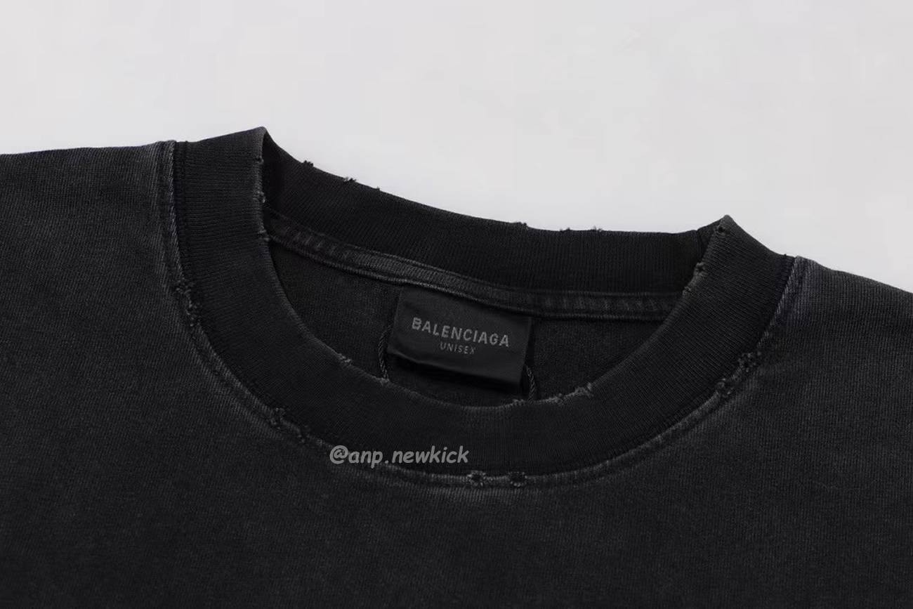 Balenciaga Tape Type T Shirt Black (7) - www.newkick.vip